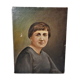 Portrait of woman in ancient oil