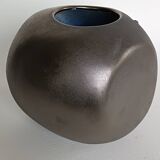 Max Idlas ceramic vase and colored concretions