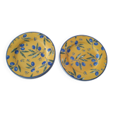 Hotesse line soup plates, Palluy faience