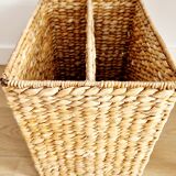 magazine holder in water hyacinth