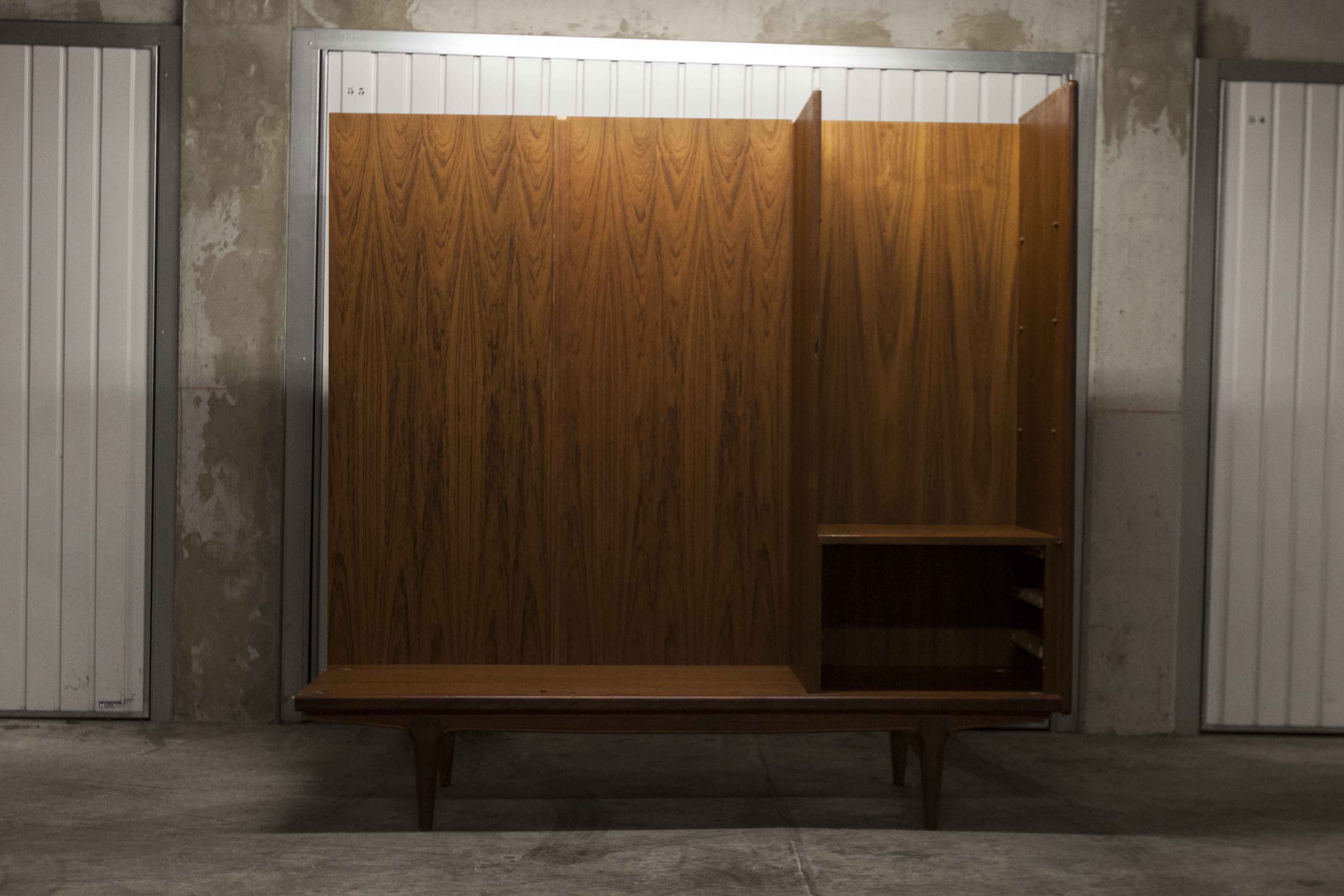 Scandinavian wardrobe 1960 Simat teak