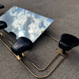 Wall-mounted coat rack mirror from the 1960s.