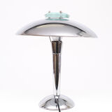 Tokyo Bauhaus Chrome table lamp 1980s Japan