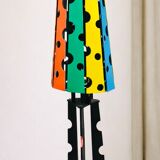Postmodern Memphis floor lamp, circa 1980.