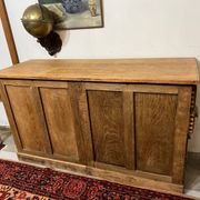 Antique oak drugstore furniture