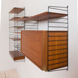 String wall unit from 1964 by Strinning, Sweden