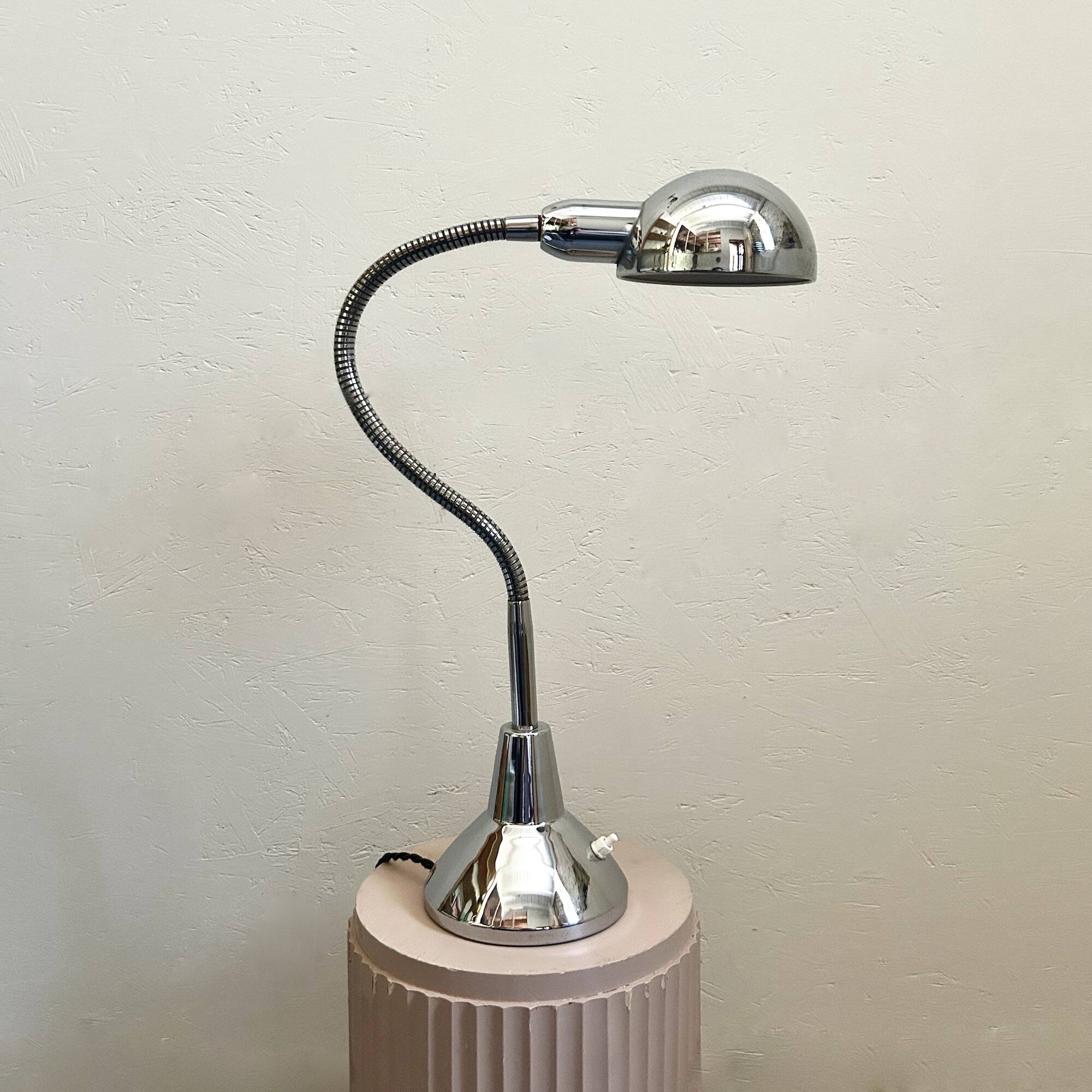 Lampe de bureau Jumo chromée 1950