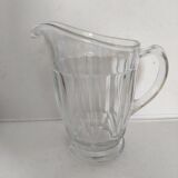 Carafe broc pichet en verre épais 1960