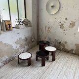 Nido 780 G stackable coffee tables. Frattini for Cassina