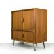 Danish Teak Hi-Fi Sideboard with Tambour Doors from Dyrlund, 1970s