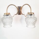 Pair of double wall lights from the 70s