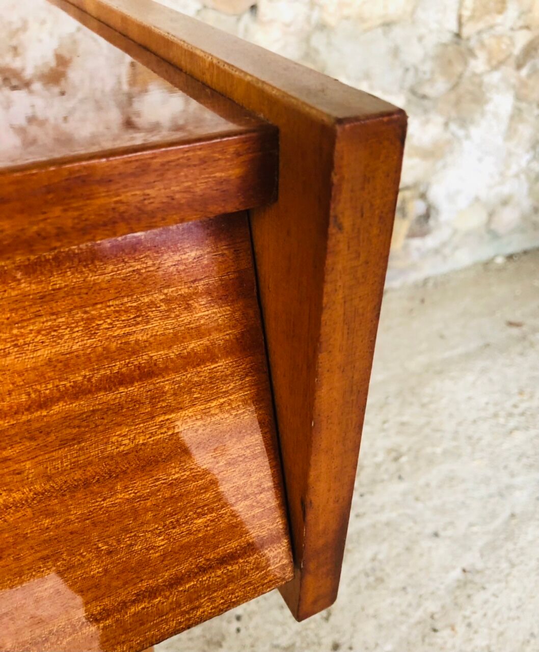 Vintage bedside, scandinavian style, circa 60