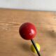 Vintage ball coat rack / hook in colours