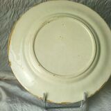 Assiette en barbotine Onnaing Wasmuel, fin XIXeme