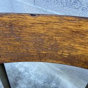 4 vintage school chairs