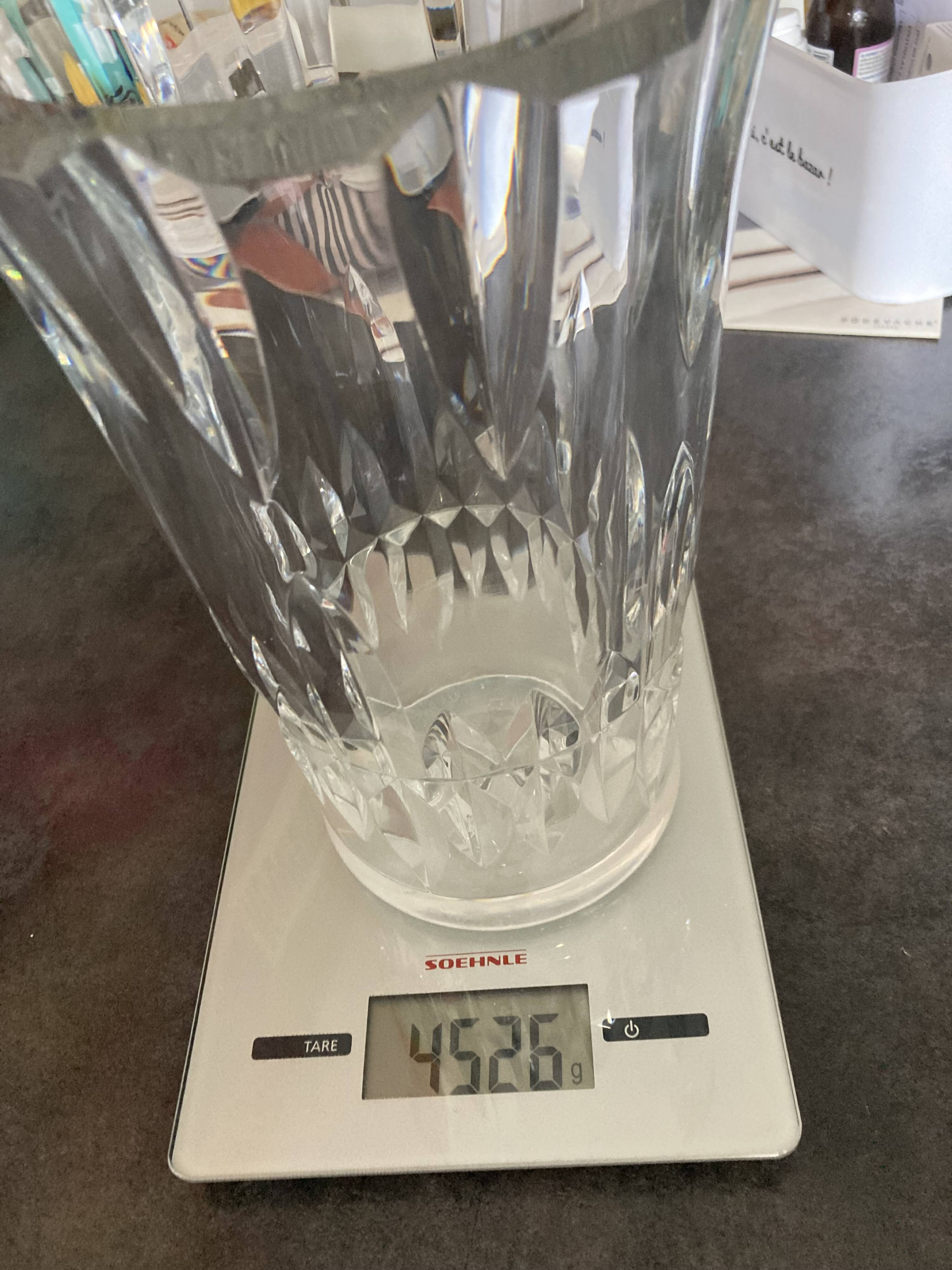 Baccarat crystal vase