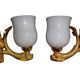 lustre et ses appliques laiton bronze dorée