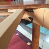 Scandinavian round table has extensions 4-8 pers møbelfabrik