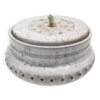 Rare ceramic box or candy dish by Aldo Londi for Bitossi 1960.