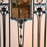 Wrought iron coat rack