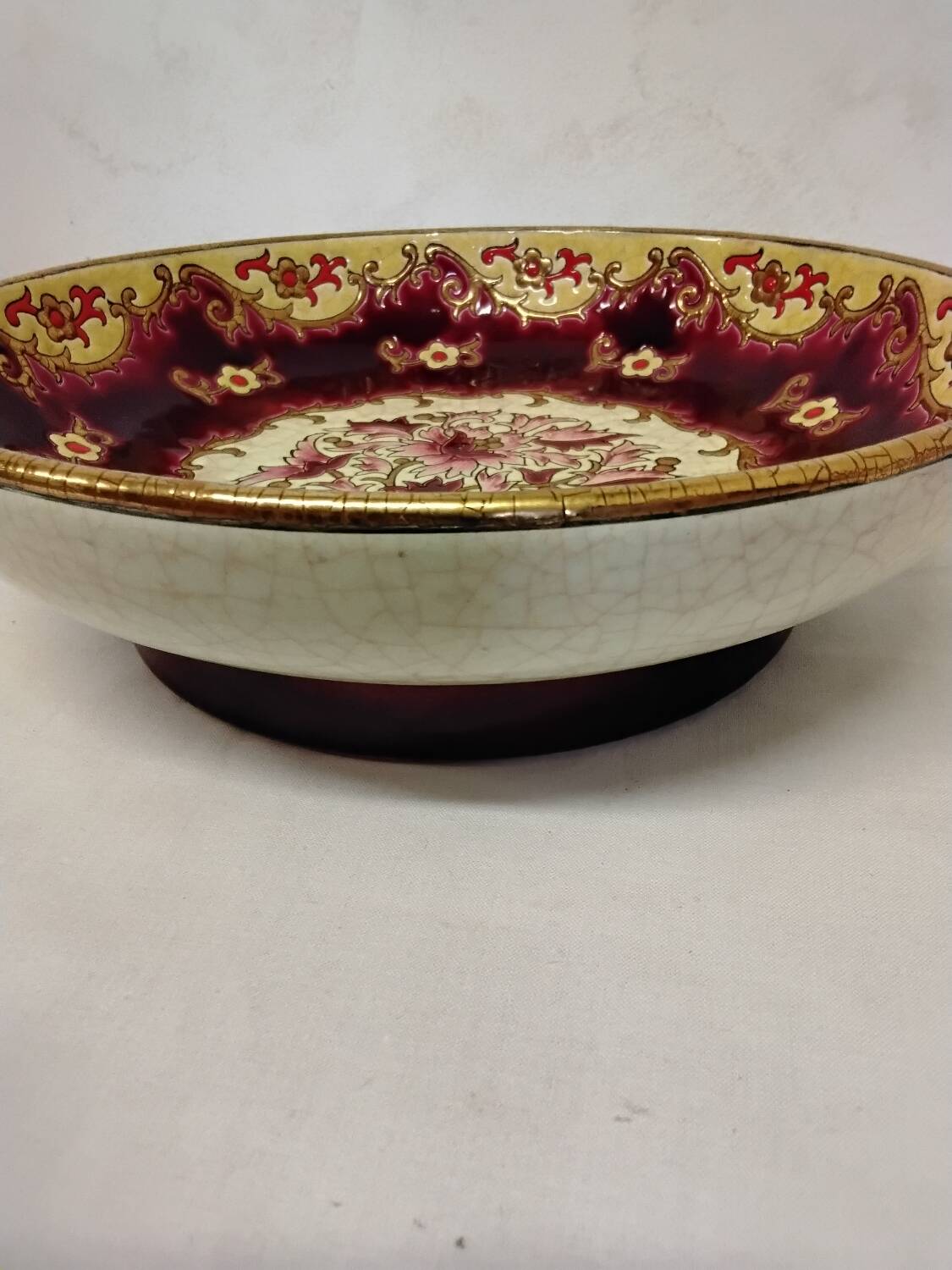 Longwy Enamels Plate