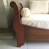 Cherry corner bed bench