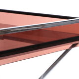 Vintage plexiglas sidetable 1970 France