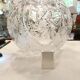 Vintage Bohemian crystal large vase