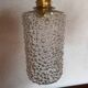 Set of two vintage bubble glass pendant lights