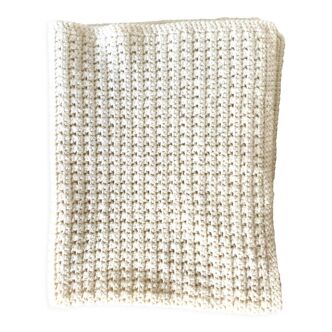 Couverture crochet vintage 72x86