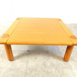 Mid century wooden coffee table, 1970s