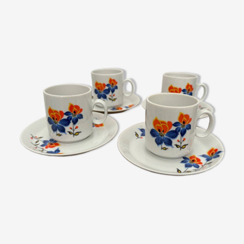 Lot 4 winterling bavaria vintage porcelain cups in perfect condition