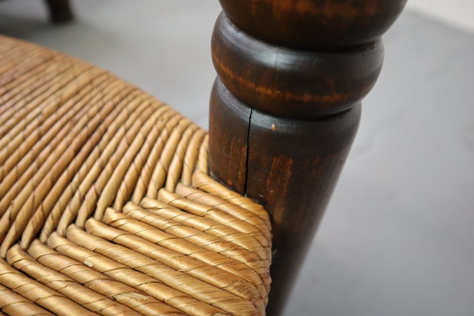 Paire de fauteuils en chêne, années 1940