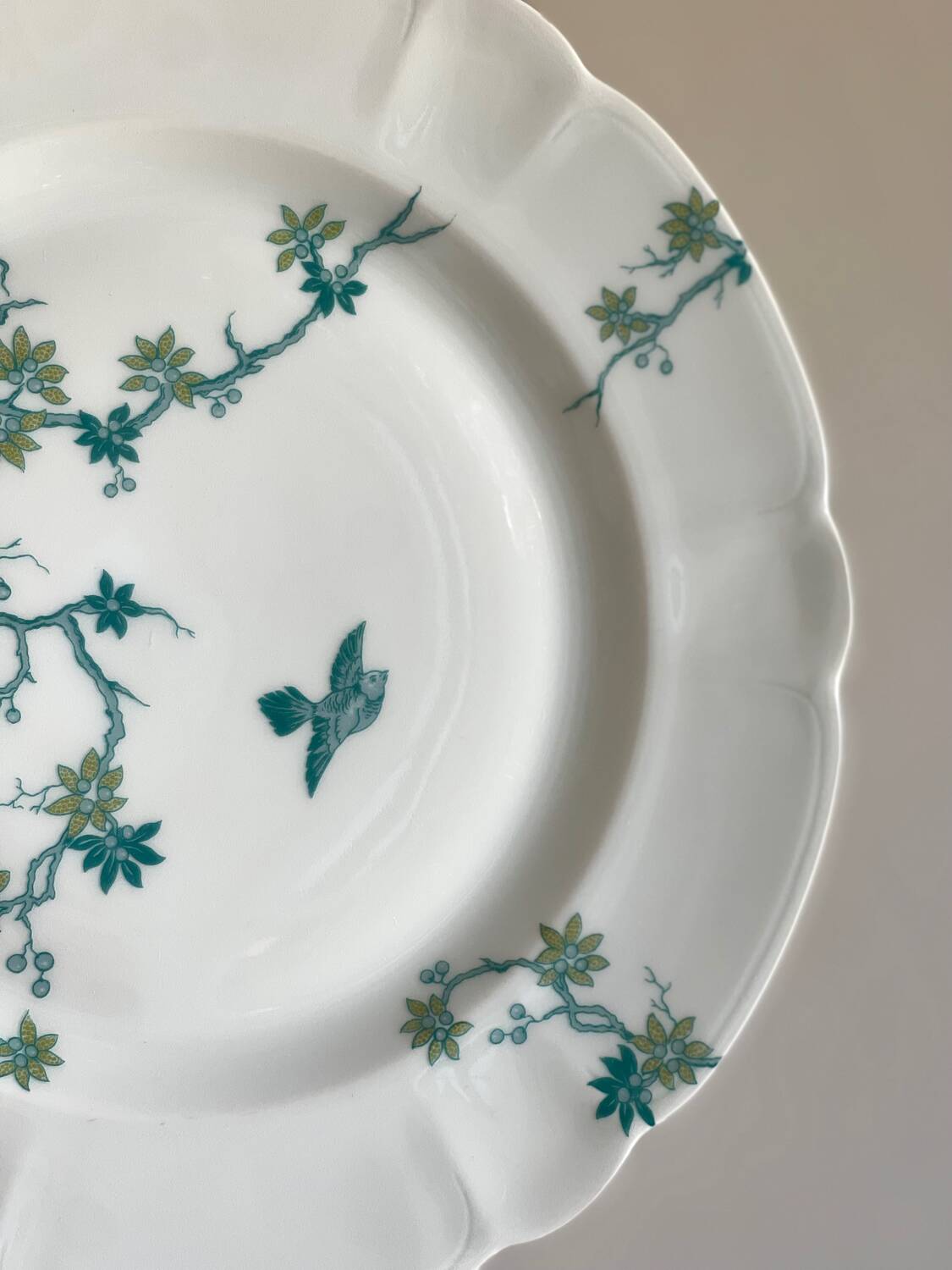 8 Haviland Limoges dinner plates.