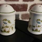 Porcelain salt and pepper shakers