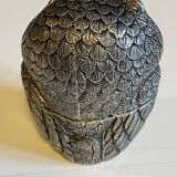 Pewter Owl Box by Etienne Sergent FRANCE