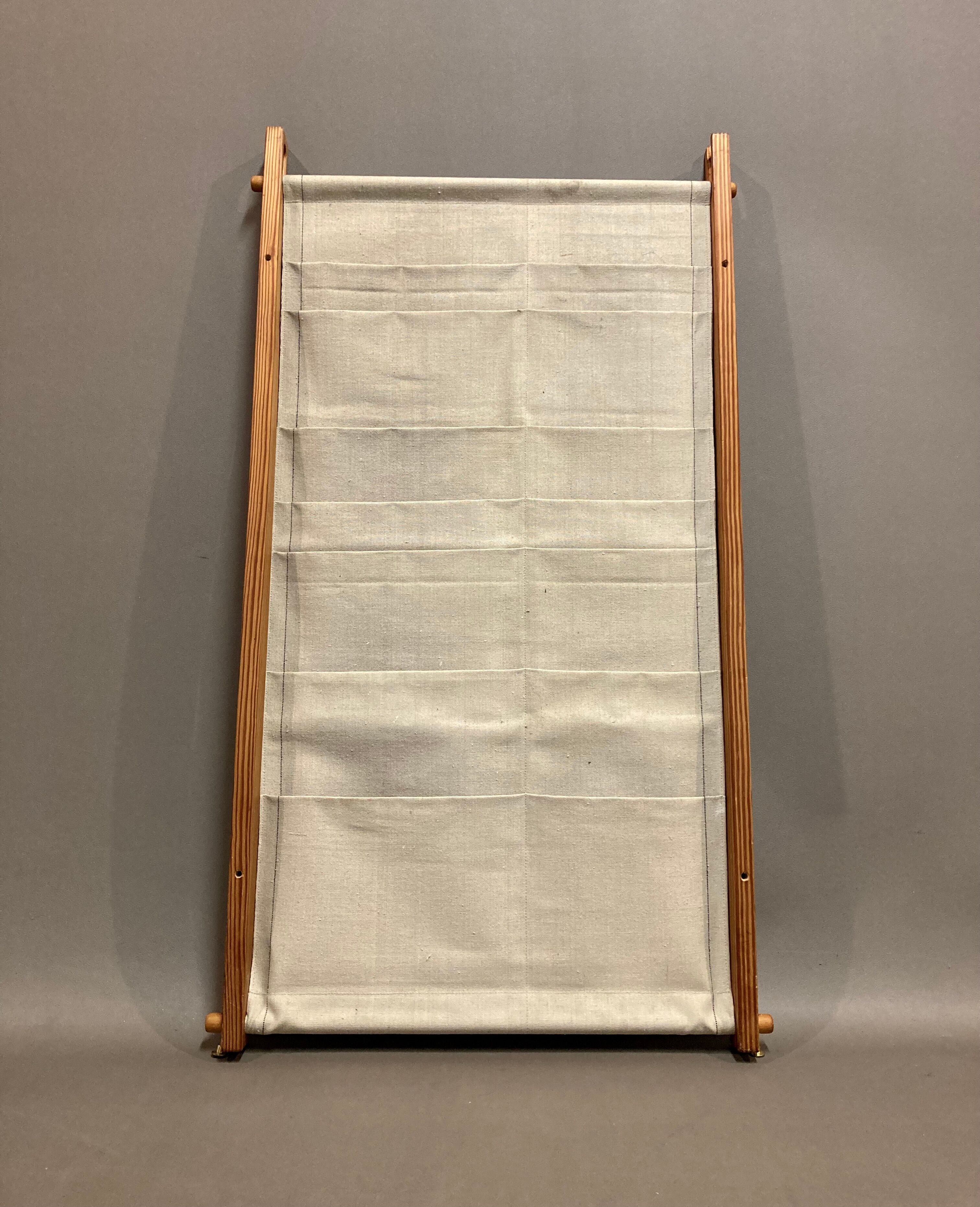 Scandinavian design magazine holder 1960