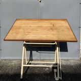 Table à dessin industrielle vintage Heliolithe