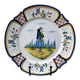 Old wall plate Character Henriot Quimper