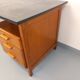 Vintage oak desk from the 1960s.