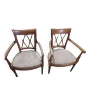 2 fauteuils meurisier