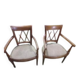2 murisier armchairs and fabrics