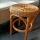 Tabouret en rotin
