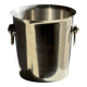 Stainless steel champagne and wine bucket with handle D19 H19
