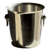 Stainless steel champagne and wine bucket with handle D19 H19