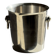 Stainless steel champagne and wine bucket with handle D19 H19