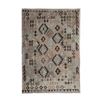 Handwoven wool kilim traditional afghan area rug- 169x238cm