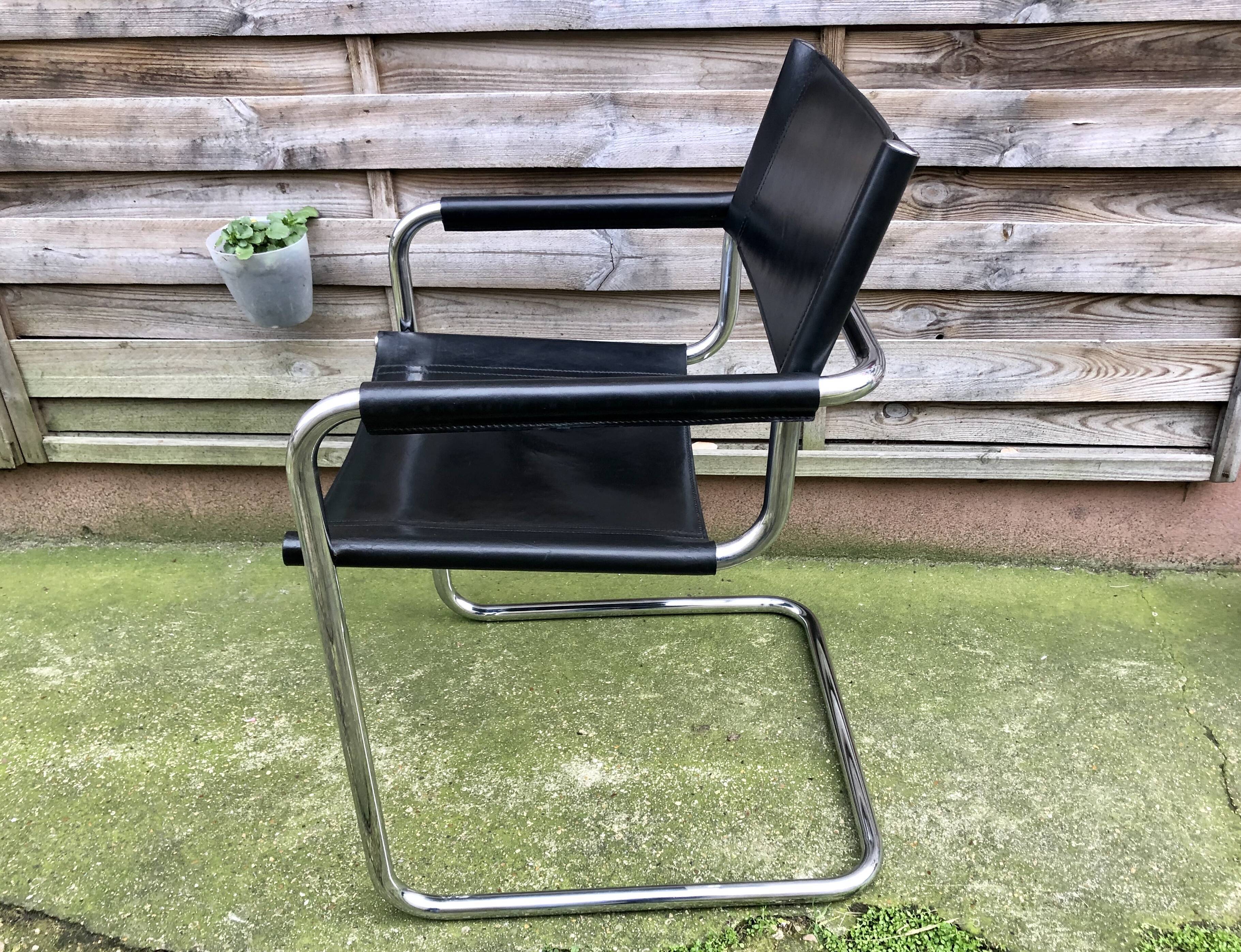 Cantilever S34 design Mart Stam armchair 80