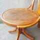 Fauteuil Thonet pivotant en bois