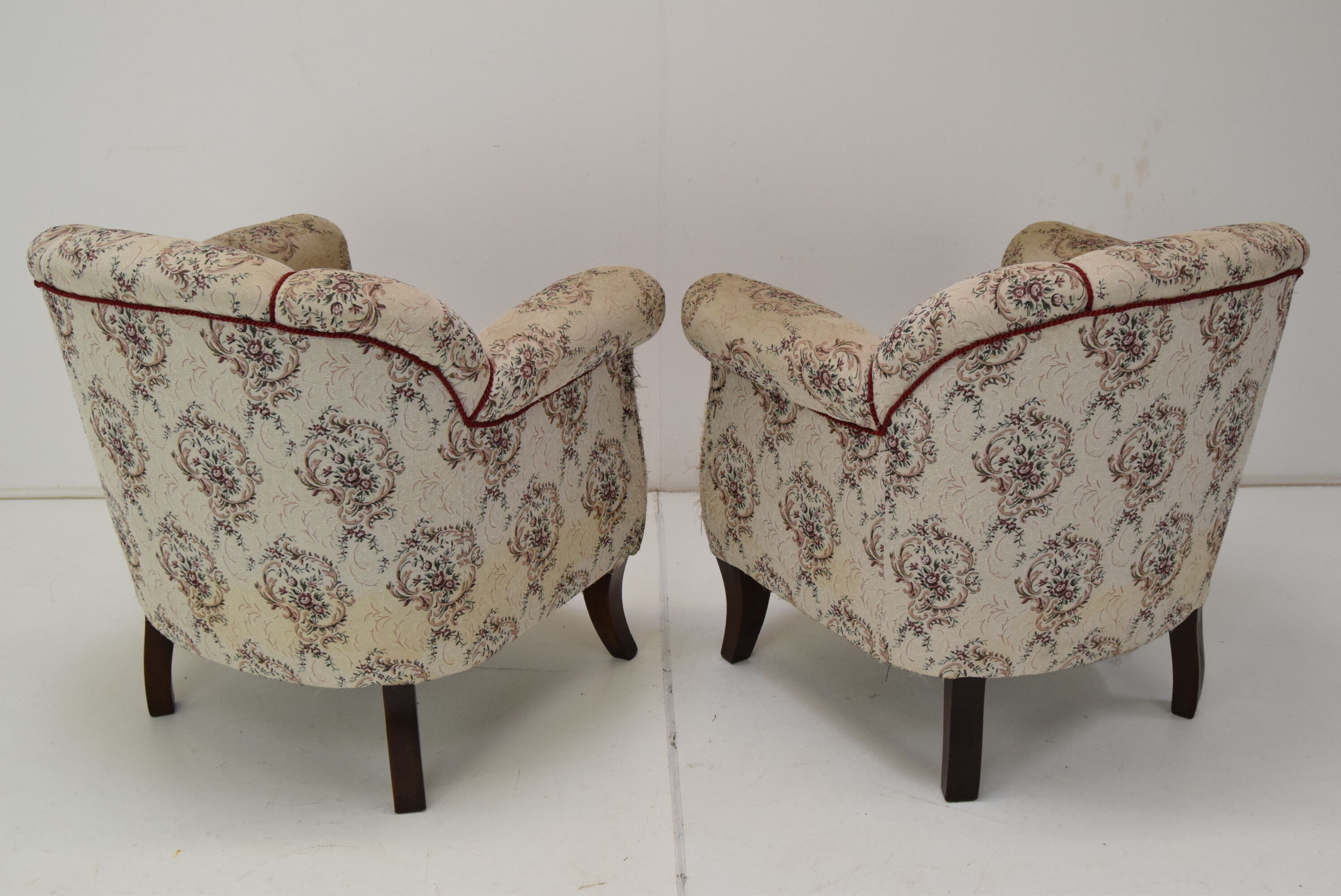 Pair of Mid-century Armchairs,Czechoslovakia,1950's.